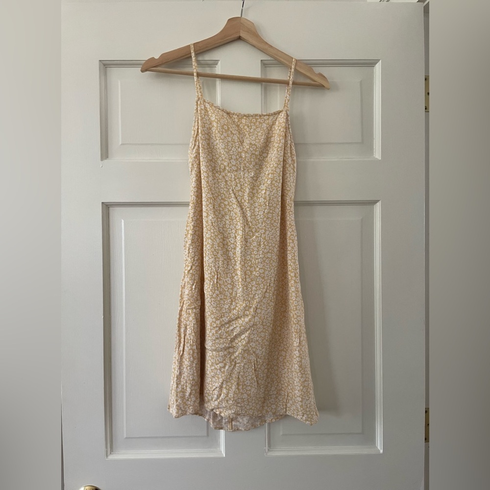American Eagle Yellow Floral Dress